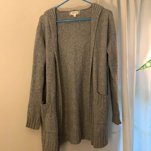 Pink Rose grey cardigan